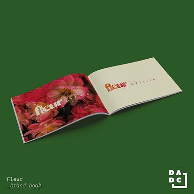 Fleur - brand book brand brand book branding design fashion brand floral graphic design logo logo design