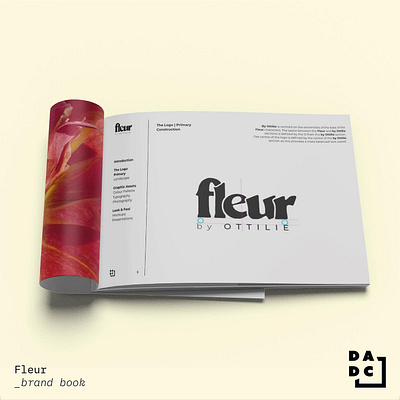 Fleur - brand book artwork brand brand book branding design graphic design logo