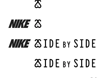 Nike - Side by side - concept campaign logo design ad campaign artworking branding campaign design graphic design logo logo design nike