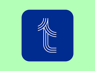Tumblr App Icon custom type type design typography