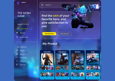 Market Place Game marketplace ui