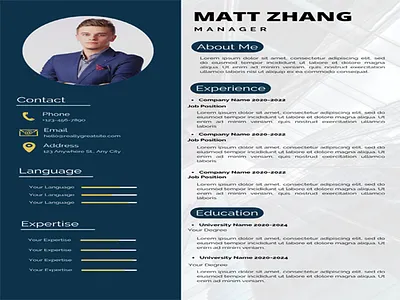 Resume Design by mr_designner cv design graphic design resume design template design