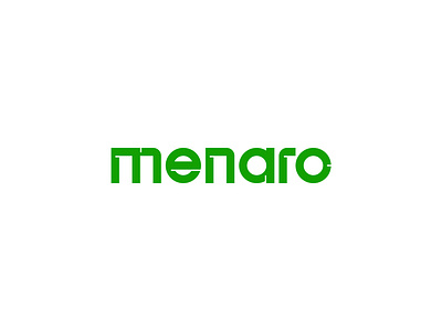 menaro wordmark app branding clean graphic design icon lettermark logo logo design logo mark simple typography word wordmark