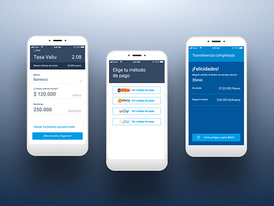Valiu Lite app money phone remittances transfer ui venezuela