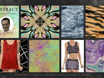 Abstract Patterns & Textures abstract abstract pattern animal patterns backdrops backgrounds design fashion fractal ikat marble prints textile patterns tiedye watercolor