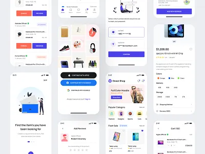 E-commerce App UI android app application ecommerce figma ios mobile ui uiux