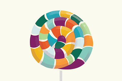 Lollipop design illustration lollipop texture illustration vector