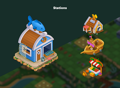 Pocket Voyages - Stations building gardenscapes