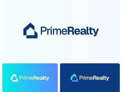 PrimeRealty - Real estate company logo abstract bold logo branding broker dream home home home buying home listing house logo logo logo design minimalistic logo modern primerealty real estate realtor sass logo simple logo startup logo