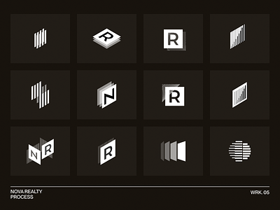 NOVO Realty branding logo novo realty