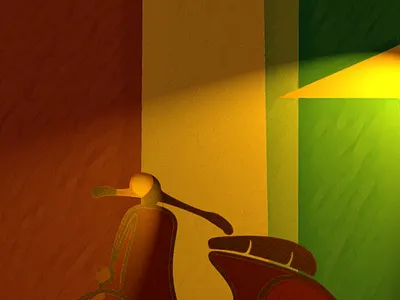 Vespa Illustration branding design graphic design illustration vector