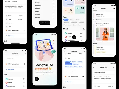 Task list mobile app android animation app app design best mobile app design illustration interaction ios mobile mobile app task manager top app top mobile app ui user experience user interface ux