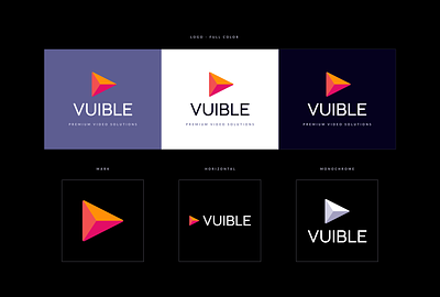 Vuible Brand Identity branding icon logo vector