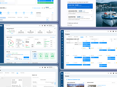 Dockworks Desktop Screens calendar customers list dashboard interface map map app option project list services stats status steps tariffs ui ux weather app weather calendar web app web application webapp