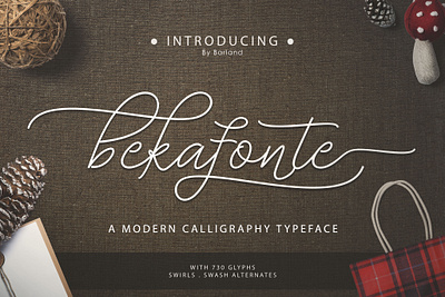 Font Bekafonte Typeface wedding