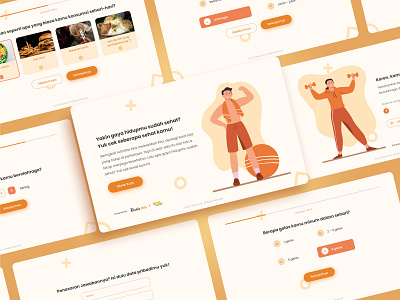 Quiz Landing Page apps apps design design graphic design quiz ui uiux web website