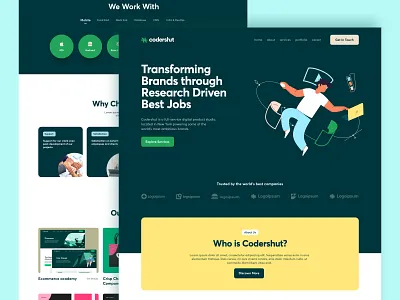 IT Company website agency landing page branding business website design studio website home page iconography it solution website it website landing page design products simple software agency software company website startup business landing page startup business website ui design uiux web web design website designer