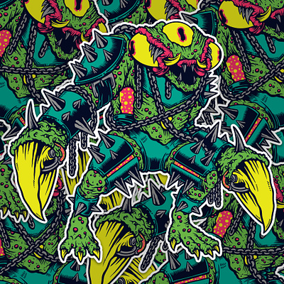 Krecher Creature: Miami Mantis branding character design design graphic design illustration packaging