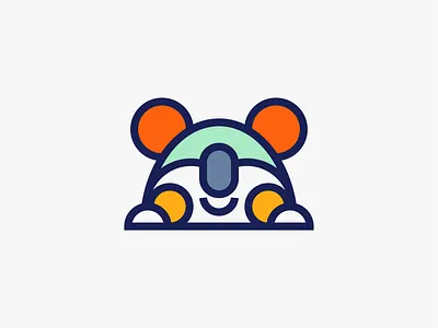 / Koala / 2d brand identity branding design flat graphic design icon identity illustration logo logo concept logo design logotype mark minimal minimalistic logo symbol vector