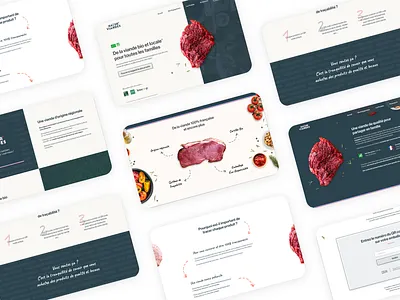 Natur'Viandes - Local Organic Meat animation branding design graphic design sketch ui ux
