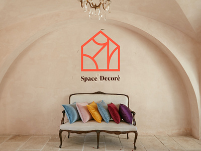 Space & Decorè Logo and Brand identity. brand identity branding business card decor design graphic home decor illustration interior interior logo logo pattern room interior space space decorè ui ux vector