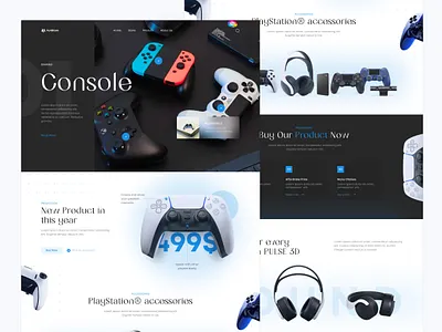 Landing page E commerce - Funstore clean design landing page landingpage ui ux web web app web design website website design website game