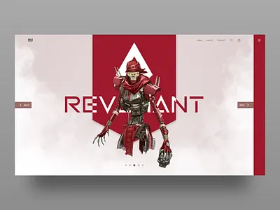 APEX LEGENDS Website Concept apex apex legends bright clean design desktop game hero hero screen home home page landing ui ux website welcome screen