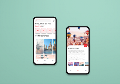 Trip to Istanbul app appealing design illustration logo mobile mobile app ui