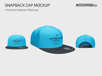Snapback Cap Mockup apparel cap caps cloth clothing hat hats mock up mockup mockups photoshop premium psd snapback template templates