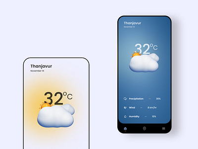 Weather app UI app daily ui design minimal ui ux weather weather app