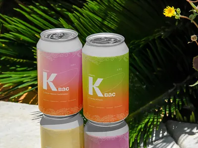 Bright and simple kvass packaging design branding business design graphic design logo packaging