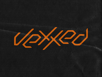 Vexxed Logotype Alternative branding design graphic design lettering logo logotype type typeface typography