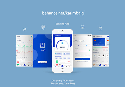 Banking App app app design ui ux