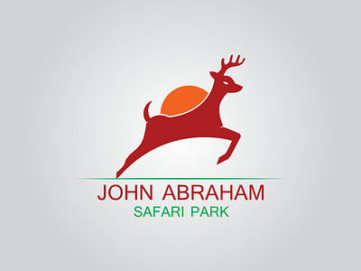 JOHN ABRAHAM SAFARI PARK LOGO branding design graphic design illustration illustrator logo logo design minimal vector