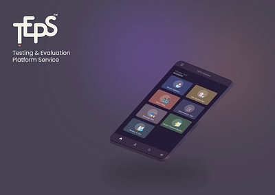 Testing & Evaluation Platform Services (TEPS) convo dark exam illustration logo mdcat medical mobile app system teps testing testing platform ui ux