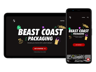 Custom-built website graphic design ui ux ux design