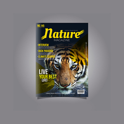 Magazine Cover design branding design graphic design illustration typography vector