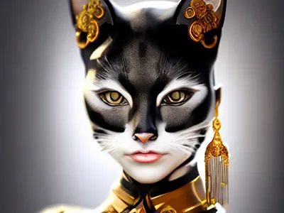 Cat Woman illustration