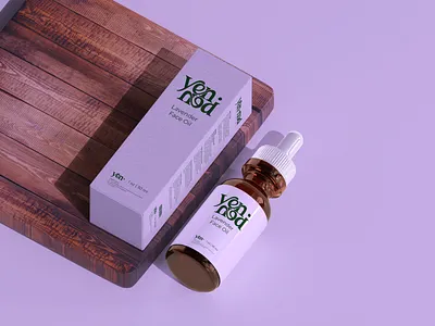 Yen•ned Skincare Face Oil - Brand Identity beauty brand brand identity branding branding design cosmetics design graphic design logo mockup skincare