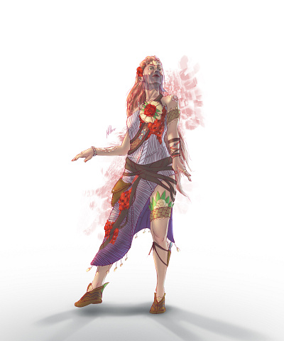 Oracle art character design digitalart digitalpainting fantasy illustration