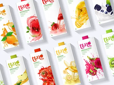 Ttang Juice - Brand Identity bottle brand brand identity branding brandingdesign design graphic design illustration juice mockup logo logo design mockup packaging product mockup