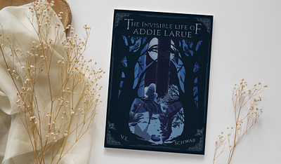 Book Cover of Addie LaRue book cover books drawing illustration moody