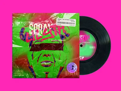 Lilyth - Spray 1st Studio Album "Album Artwork" album cover artwork brand brand identity branding brandingdesign design graphic design illustration logo vector