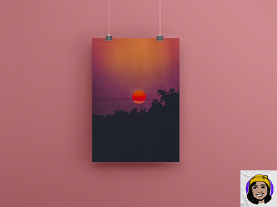 Find the Sun in The Sky Poster brand poster sunset