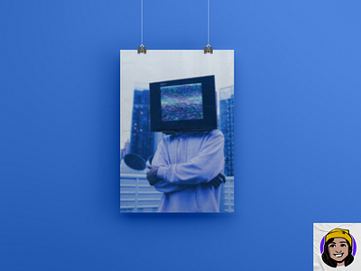 They Became the Noise Poster brand photoshop poster tv