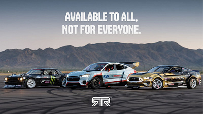 RTR Redesign automotive brand brand design brand identity branding design ford graphic design logo mustang rebrand rebranding redesign visual identity