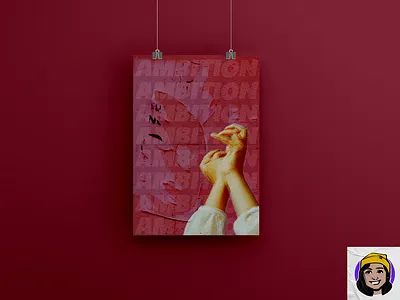 The Woman Poster ambition art poster woman