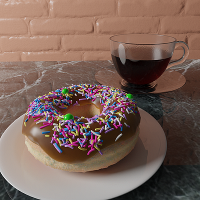 Blender Guru Donut 3d art blender blender3d blenderguru cyclesrender design donut graphic design illustration render