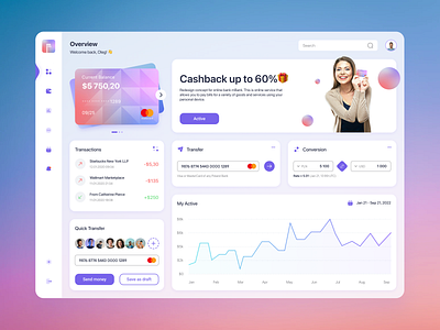 Dashboard Concept app application bank bankapp banking branding dashboard dashboard ui concept design figma financial graphic design money moneysend online payments transaction ui ux