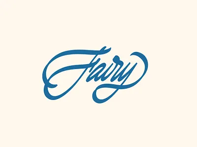 Fairy. LETTERING CALLIGRAPHY apparel design branding calligraphy design fairy free handlettering hoggi illustration lettering ligature logo logotype script streetwear type typo typography vector